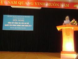 CLB NTD Thăng Long tổng kết công tác năm 2013.